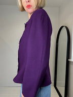 VINTAGE wool crepe jacket