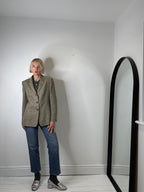 VINTAGE JAEGER wool, silk rayon blazer