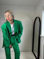 MUNTHE 100% silk suit