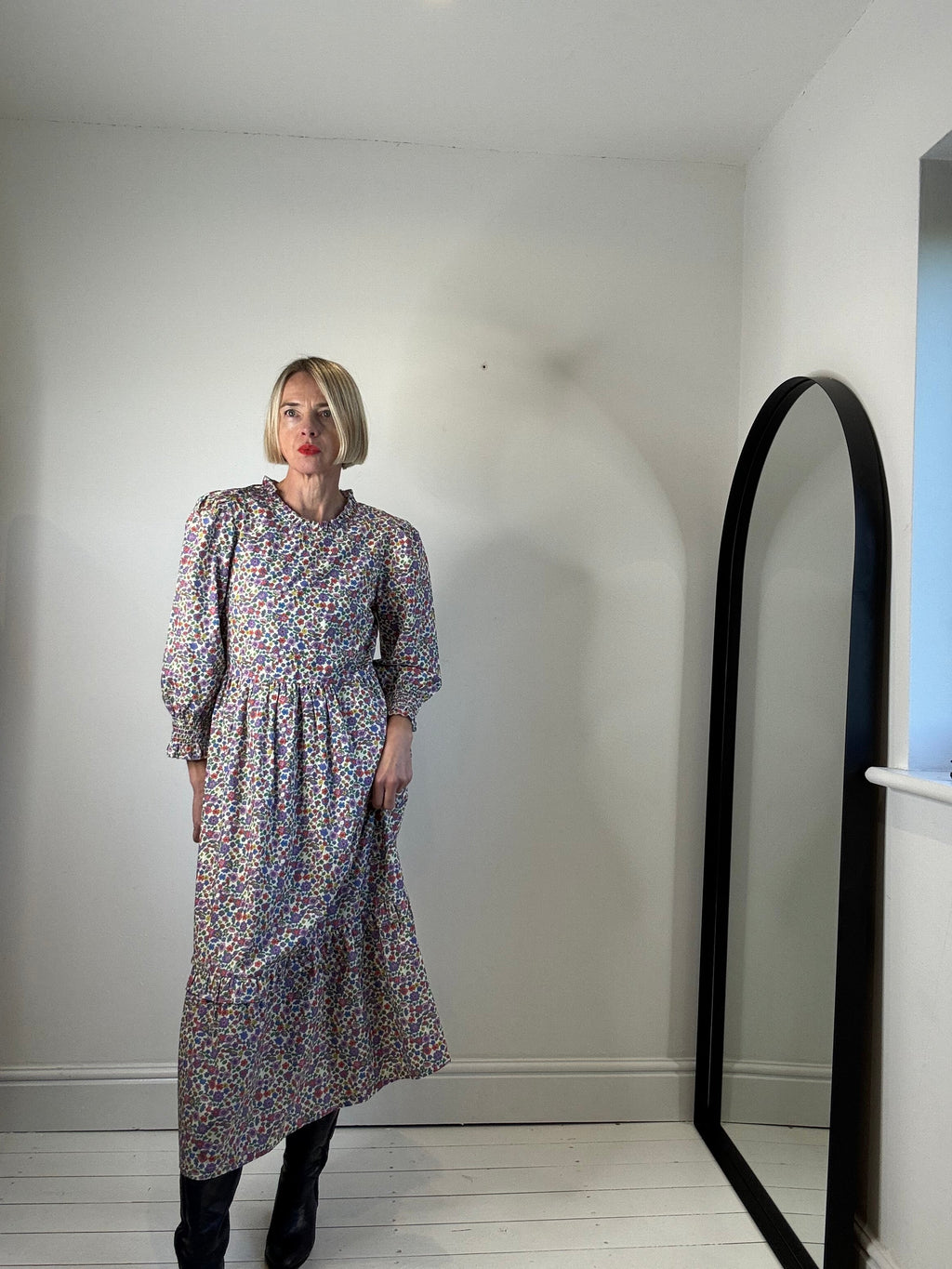 WYSE London cotton printed dress