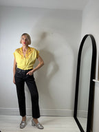 VINTAGE jacquard blouse