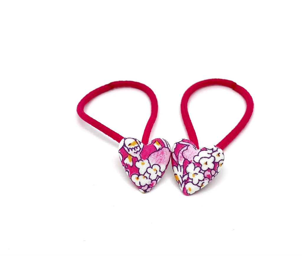 Liberty of London heart hair bobble elastics
