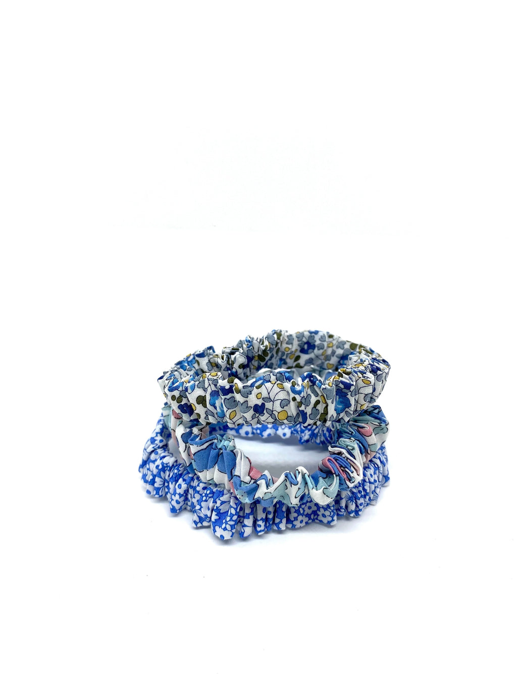 A trio of Liberty of London skinny hair scrunchies