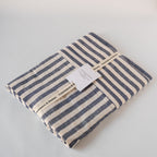 NEW WOVEN CLAY STRIPE TABLECLOTH – 100% Cotton