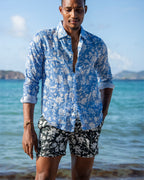 Mens Linen Shirt IGUANA