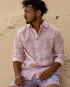 Mens Linen Shirt AGAVE