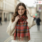 Antique Royal Stewart Tartan Cashmere Scarf