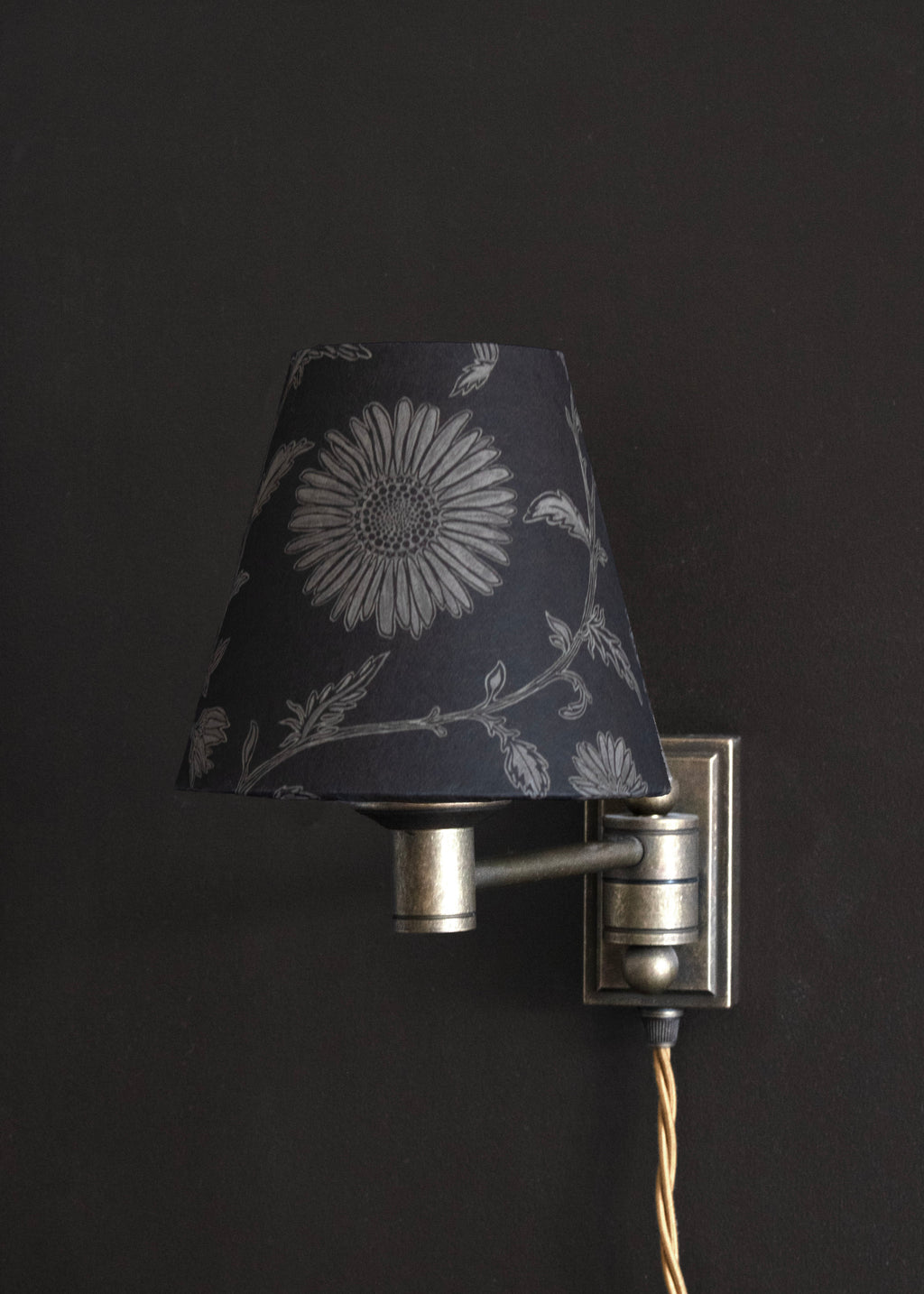 CANDLE CLIP LAMPSHADE ~ MOONPENNY WALNUT