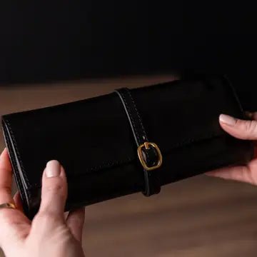 Leather Jewellery Roll