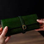 Leather Jewellery Roll