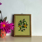 LEMONS Indian glass painting