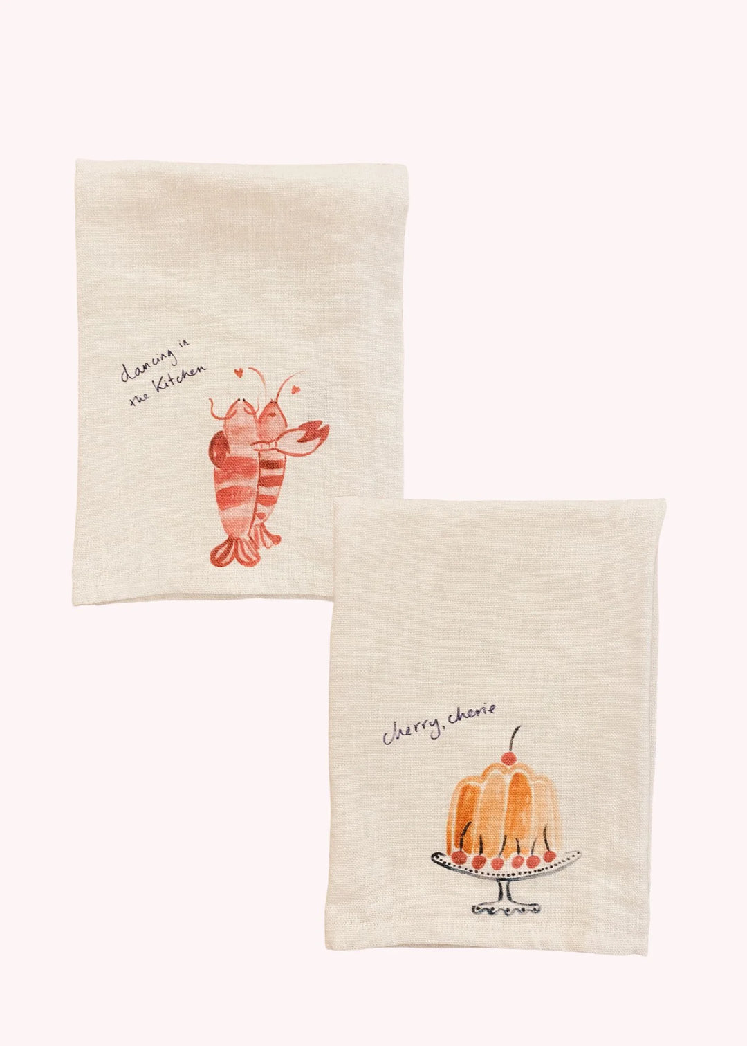 Lobster Lovers & Cherry Cherie. Napkin Set