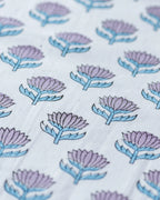 Lotus Flower Design, set of 6 napkins