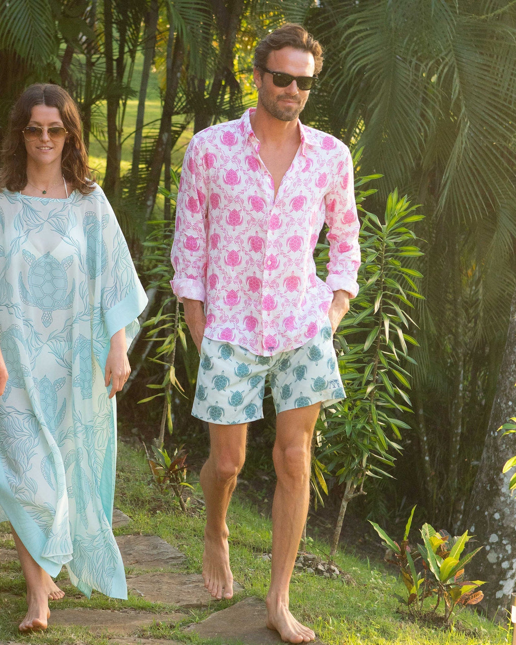Linen Shirt TURTLE TRELLIS