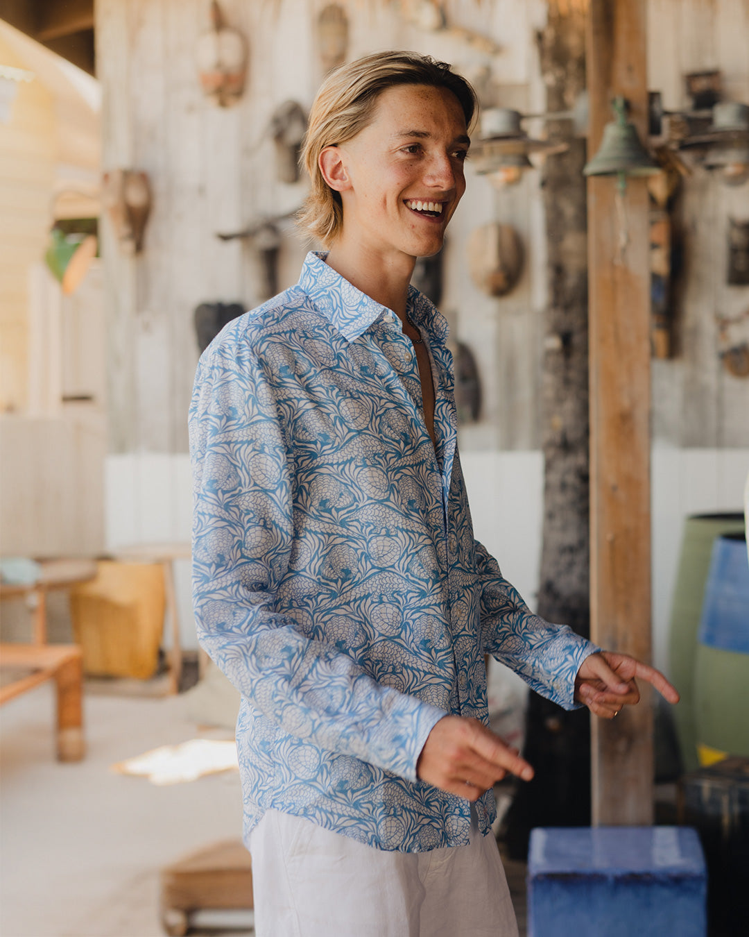 Linen Shirt PANGOLIN
