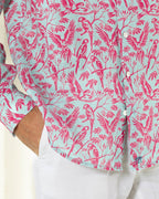 Linen Shirt PARROT