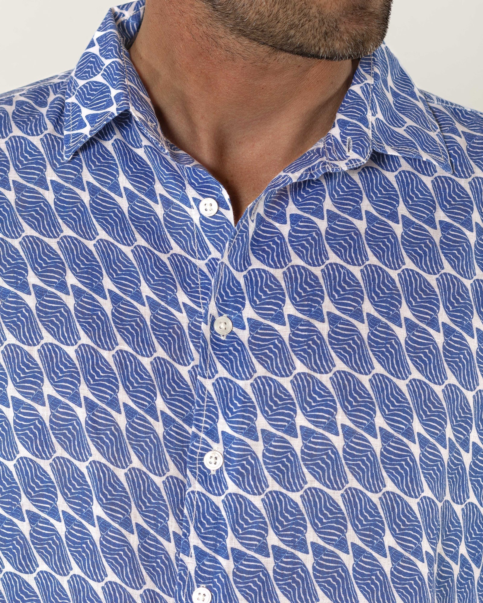 Linen Shirt STRIPED SHELL