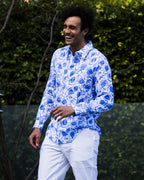 Linen Shirt POMEGRANATE