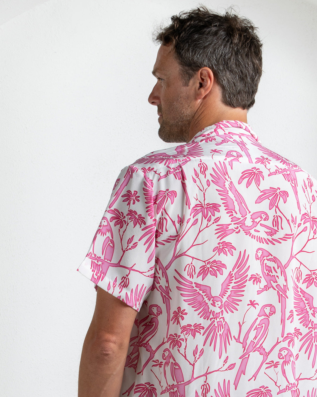 Silk Festival Shirt PARROT