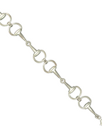Silver Snaffle Bracelet