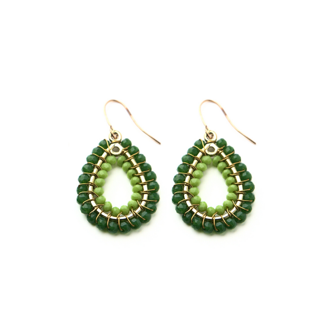 Oval Drop Green