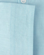 Linen Collarless Shirt