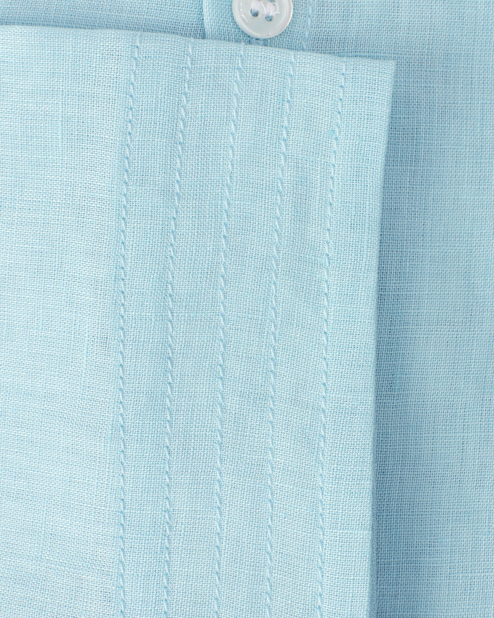 Linen Collarless Shirt