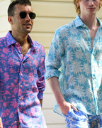 Mens Linen Shirt AGAVE