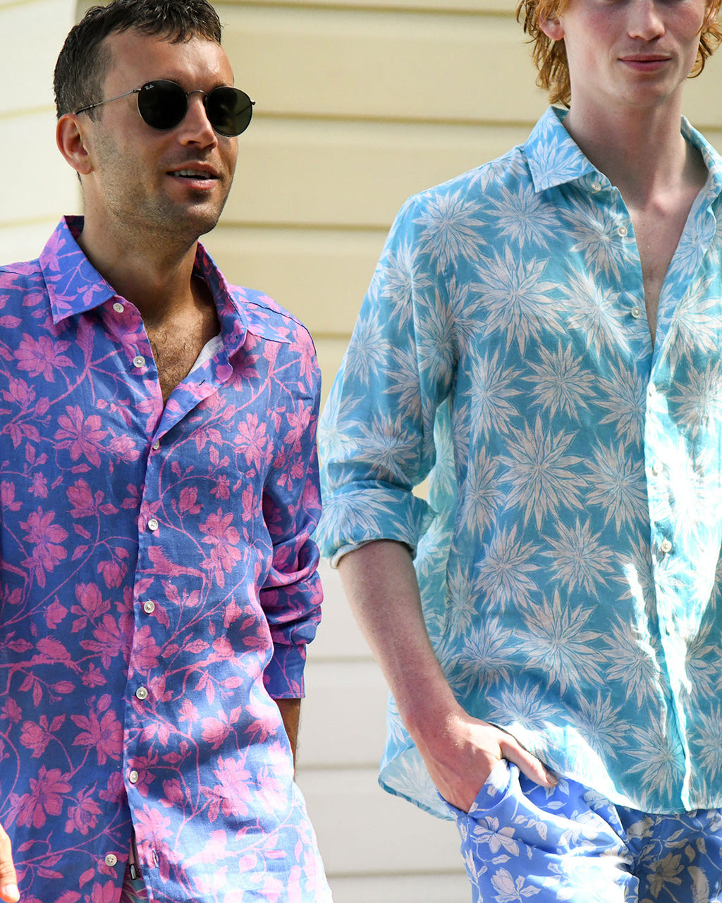 Mens Linen Shirt IGUANA