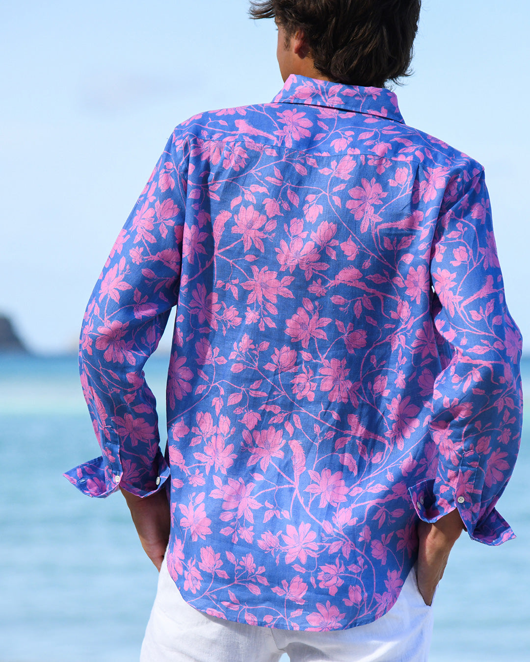 Mens Linen Shirt IGUANA