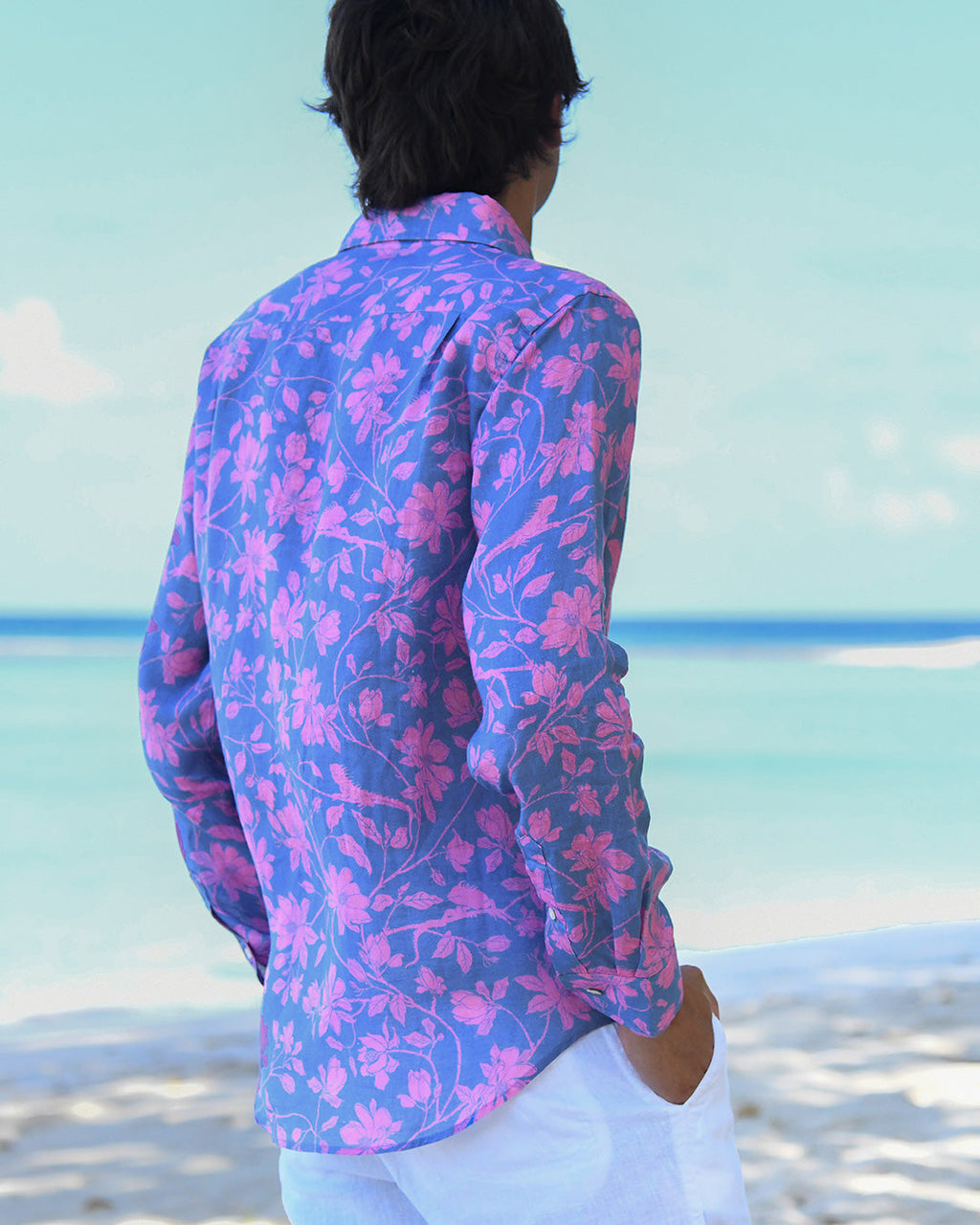 Mens Linen Shirt IGUANA