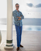 Mens Linen Shirt IGUANA