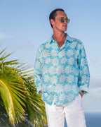 Mens Linen Shirt AGAVE