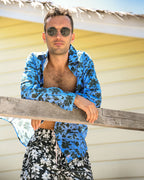 Mens Linen Shirt IGUANA