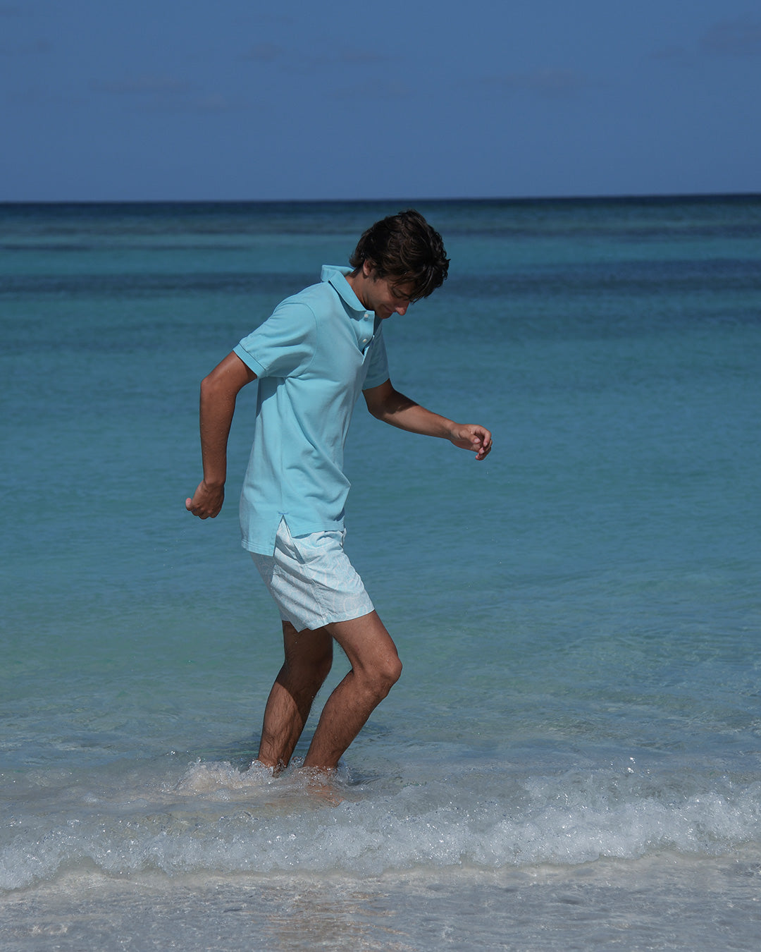 Mens Swim Shorts CORAL STONE