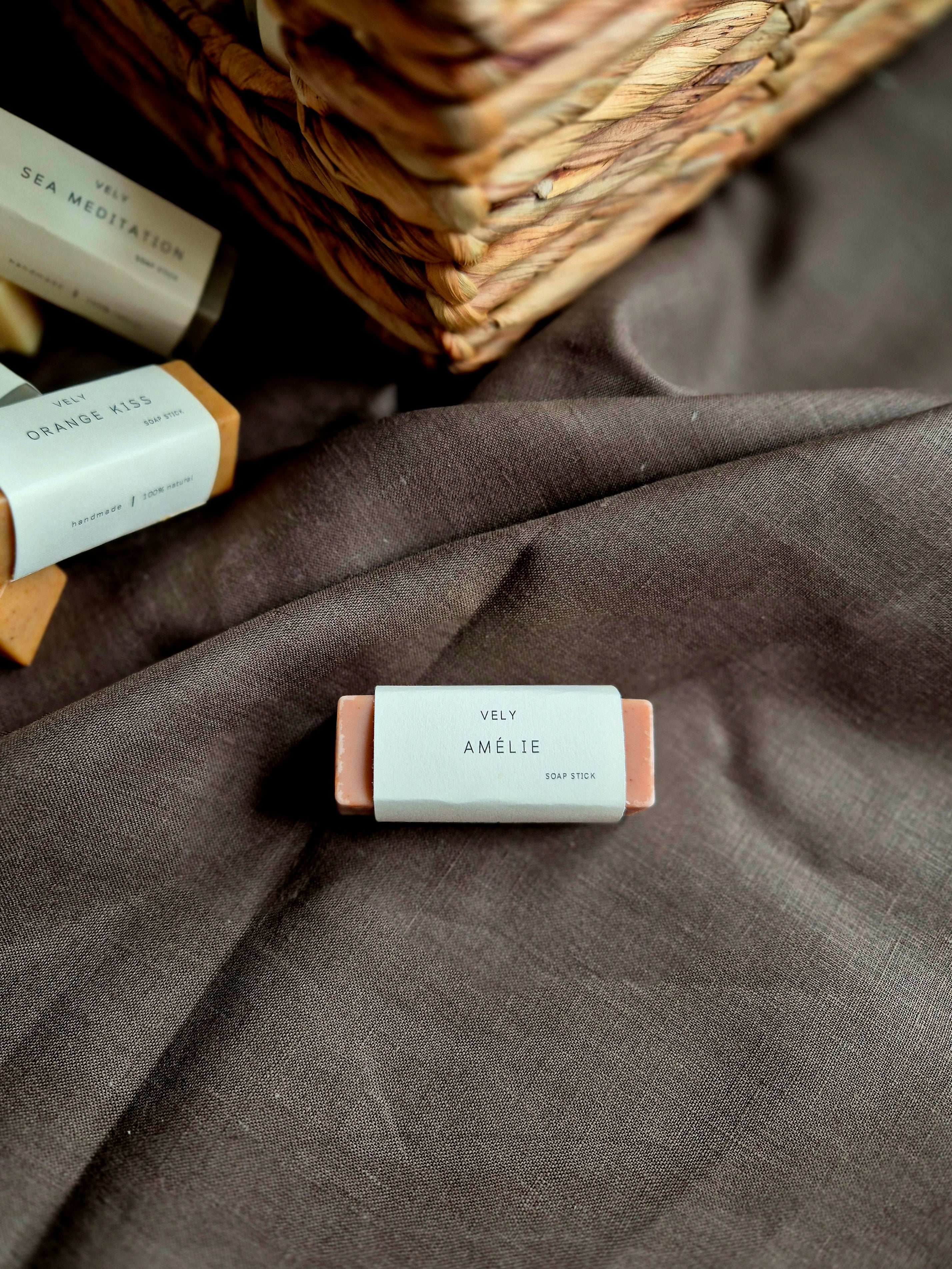 Natural Mini Guest Soap - "Amelie"