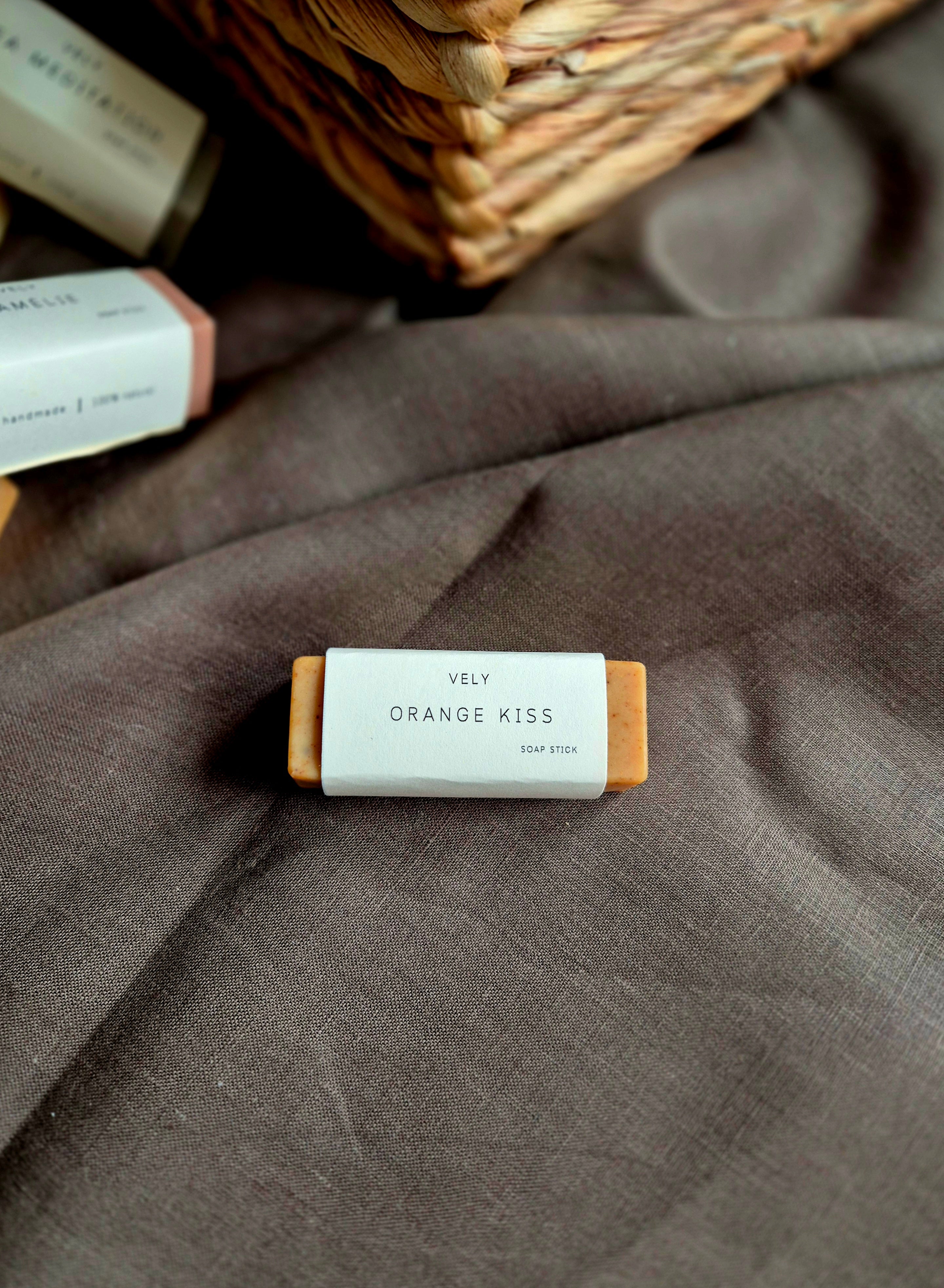 Natural Mini Guest Soap - "Orange Kiss"