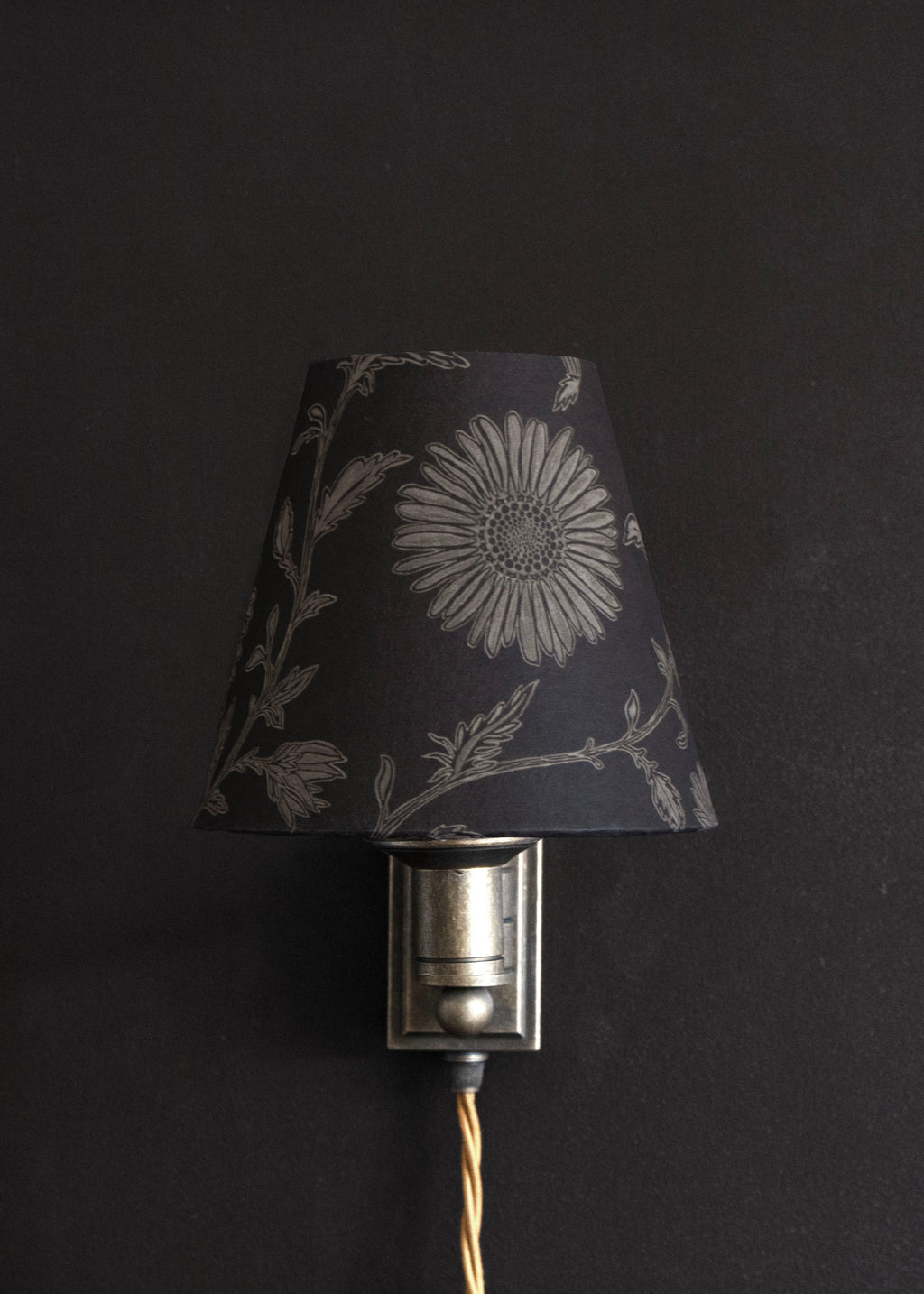 CANDLE CLIP LAMPSHADE ~ MOONPENNY WALNUT