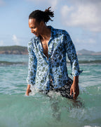 Mens Linen Shirt IGUANA