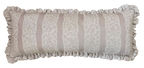 LUMBAR RUFFLE CUSHION ~ FAIRYLACE PEACH BLOSSOM