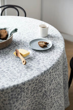 Lapuan Kankurit Niitty Linen Tablecloth in Rainy Blue