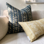 Nora Square Cushion - Slate Green