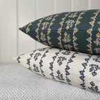 Nora Square Cushion - Slate Green