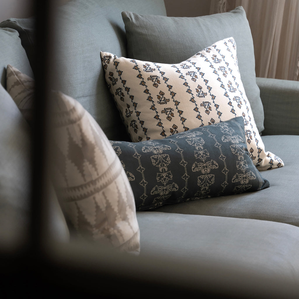 Nora Square Cushion - Cream