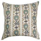 Oren Square Cushion - Blue