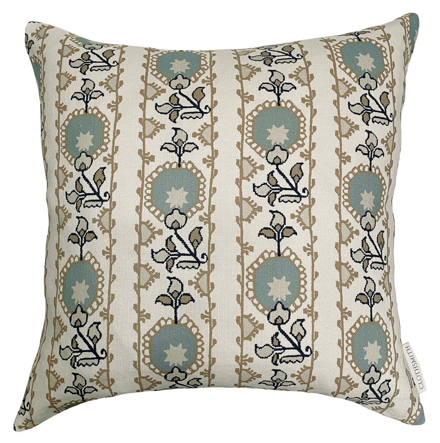 Oren Square Cushion - Blue