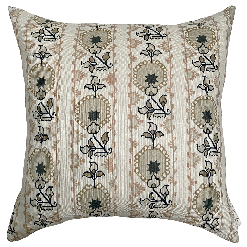 Oren Square Cushion - Pink