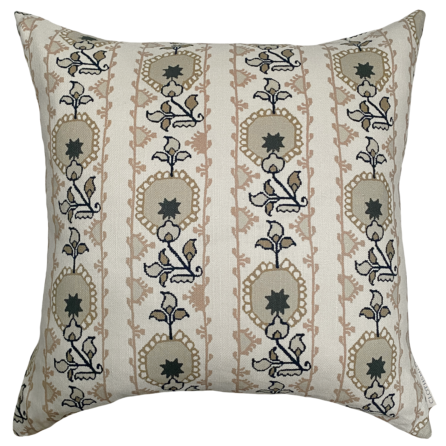 Oren Square Cushion - Pink