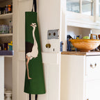Ostrich Green Apron