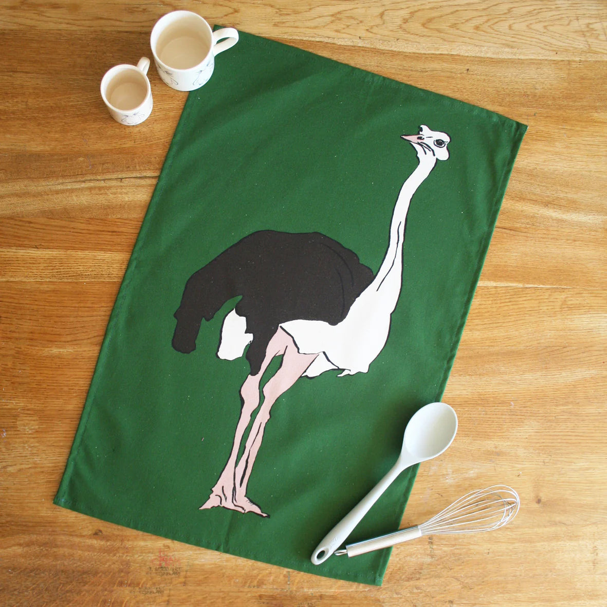 Tea Towel with bird design